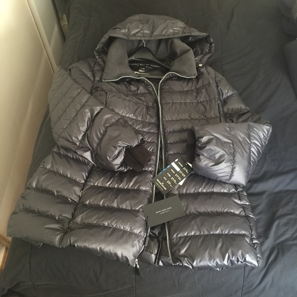 Marc New York Down Coat with Hood